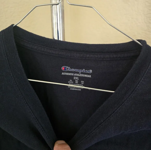 Champion Navy Blue Short Sleeve T- Shirt - Picture 3 of 3
